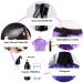 13Pcs Kids Detangling Brush Set for Curly Hair, Afro America/African Hair 3a-4c, with Barber Cape & Braid Rings - Buy Online on GoSupps.com