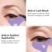 Eye Makeup Auxiliary Guard Tool Aid Stencils Wing Tips Silicone Mask Reusable Silicone Eye Makeup Aid Tool with Cream Applicator Eyeshadow Mascara Drawing (Purple) - Buy Online on GoSupps.com