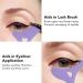 Reusable Silicone Eyeliner & Eyebrow Stencil Set with Cream Applicator - Purple - Buy Online on GoSupps.com