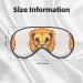 Buy Cartoon Cute Little Lion Sleep Eye Mask | Unisex Adjustable Blackout Mask for Travel Yoga & Home Naps - Buy Online on GoSupps.com