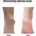 Silicone Moisturizing Socks 1 Pair Long Soft Gel Socks Anti Slip Women Foot Mask Socks Spa Pedicure for Dry Cracked Feet Softening Calluses Rough Skin S Beauty Supplies - Buy Online on GoSupps.com