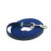 Rubberized leash without hand loop - blue 500 cm (5 m) 500 cm blue