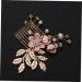 Didiseaon Flower Hair Accessories Rhinestone Headpiece Bridal Headpiece Rhinestone Hair Comb Jeweled Hair Combs Pearl Hair Comb Wedding Gold Hair Comb Clip Tiara Crystal Set Pink Bride - Buy Online on GoSupps.com