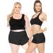 Stretch is Comfort Women's & Plus Size Nylon Booty Shorts | XS-3X | 2.5 Inseam | Black - Buy Online on GoSupps.com