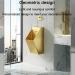 304 Stainless Steel Induction urinals Household Wall-Mounted Vertical Toilets Commercial Small Drainage Toilets Used in Bars Hotels Schools Public Toilet Urinal (Black a) - Buy Online on GoSupps.com