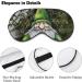 Green Leaf Gnome Sleep Eye Mask | Elastic Strap/Headband for Women & Men | Ideal for Sleep, Travel, Nap - Buy Online on GoSupps.com