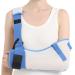 Arm Sling for Shoulder Injury with Waist Strap - Immobilizer Brace Support for Sleeping Rotator Cuff Surgery (Mesh Version Left Large 40-51 inch) L Left Arm