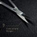 Yumaya Professional Nail Scissors | Extra Fine Stainless Steel & Etui | Perfect for Left & Right-Handed | Skin & Fingernail Scissors - Buy Online on GoSupps.com