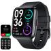 Smart Watch for Men Women(Answer/Make Call), Alexa Built-in,1.7'Fitness Watch with Heart Rate SpO2 Sleep Monitor 60 Sports IP68 Waterproof Activity Trackers and Smartwatches for iPhone Android Phones 1.7 Black