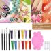 Nail Art Tools Kit - 4-Piece Set for DIY Manicure Design | Nail Brushes Palette & Polish | International Shipping - Buy Online on GoSupps.com