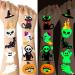 Luminous Temporary Tattoos for Kids  Party Supplies 120 Styles Glow in the Dark Decorations Birthday Party Favors Supplies  Gifts Fake Tattoos 10 Sheets 2-Luminous Halloween Sticker-10Sheets