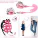 4-in-1 Toddler Leash and Anti-Lost Wrist Link Safety Combo in Rose Red - Kids Walking Harness and Assistant Strap for Babies and Children - Buy Online on GoSupps.com