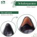 Sulpo 4 Pairs Real Leather Heel Cushions - Blister & Friction Protection Self-Adhesive Anti-Slip Heel Pads for Shoes - Shoe Repair in Cognac - Buy Online on GoSupps.com