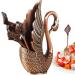 Lencyotool Swan Fork Holder Set - Rustproof Alloy Decorative Utensils for Birthdays Weddings & Parties - 7 Red Antique Fork Holders - Buy Online on GoSupps.com