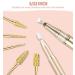 YaFex 7 Pcs Carbide Nail Drill Bits Set - Professional Tungsten for Acrylic & Gel Nail Removal - Gold - Buy Online on GoSupps.com