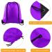 KUUQA 12 Pcs Drawstring Backpack Bags - Purple Gym Sack Cinch Bags for School, Travel, Storage - Buy Online on GoSupps.com