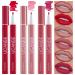 UCANBE 3 Pcs Liquid Lip Stain Tint Nude Matte Shaded Red Lip Liner Marker Makeup Smudge Proof Natural Waterproof Longlasting Quick Dry Lipstick Color