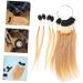 Mikikit Lot 30 M ches de Cheveux Humains Naturels 8 Tons Dor s pour Coloration Capillaire Pratique Outils de Teinture pour Coiffeurs D butants et Professionnels en Salon Domicile - Buy Online on GoSupps.com