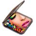 Miss Sweet Compact Mirror for Purse Pocket Mirror True Image&10X Magnification (Black) Black 10x/1x