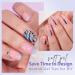 Buy Bartbox Almond Soft Gel Nail Tips | Extra Short Full Cover Pink Press-On Nails for Extensions | Best Quality Gel N gel - Buy Online on GoSupps.com
