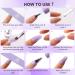 Makartt Purple Poly Nail Gel Kit | Long-Lasting Nail Extension Set with Slip Solution Base & Top Coat Perfect for Gel Nail Structure - Buy Online on GoSupps.com