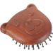 Beaupretty Airbag Massage Comb - Bear Shape Handheld Hair Washing Brush | Wooden Scalp Cleaner & Shampoo Detangler for Optimal Hair Care - Buy Online on GoSupps.com