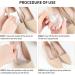Buy FlyCoco Arch Support Inserts | Silicone Cushions for Flat Feet & Plantar Fasciitis Relief - 6 Pairs Clear | Perfect for High Heels & Flat Shoes - Buy Online on GoSupps.com