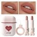 ICE LOVE Silky Mist Matte Lipstick Set Long Wear Waterproof Moisturizing Velvet Lipstick Non-Stick Cup Lip Make Up Lip Gloss Set for Women (2pcs/Set). (IL-ZS0002-B)