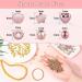2160-Piece Gold Spacer Beads Set for Jewelry Making - Assorted Round and Star Beads in Gold, Silver, Rose Gold, KC Gold - Bracelet Beads Kit - Buy Online on GoSupps.com