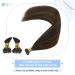 Youngsee Nanoring Extensions - Real Hair Ombre Nano Ring Extensions (35cm 50g) - Dark Brown & Medium Brown #2/2/6 - Buy Online on GoSupps.com