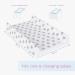 Baby Hard Base Changing Mat/Top Changer 80x50 cm fits 140x70 cm Cot Bed Unisex Wedge Anti Roll Nappy Newborn Baby Waterproof Changing Mat with Raised Edges (Stars) - Buy Online on GoSupps.com