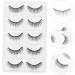Beavorty 5 Pairs False Eyelashes Eyelash 3D Eyelashes False Eye Lashes reusable eyelashes long eyelashes fluffy volume lashes Handmade Eyelashes tool dense artificial fiber - Buy Online on GoSupps.com