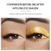 Liquid Gold Glitter Eyeshadow | Long-Lasting Metallic Shine for Halloween & Christmas Party Makeup - Buy Online on GoSupps.com