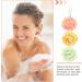 3pcs Bath Flower Loofah Set - Adult & Kids Shower Sponges | Portable Bath Balls for Men & Women | Cleaning Supplies for Relaxing Baths - Buy Online on GoSupps.com