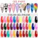 Saviland 36 Colors Gel Paint Nail Art Kit - French Ombre Spring Color Gel Polish Set with 15 Painting Brushes for DIY Nail Design & Salon Manicure - Buy Online on GoSupps.com