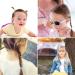 Realure 200 Mini Colorful Hair Ties for Girls & Babies | Soft Elastic Rubber Bands for Braid Accessories - Buy Online on GoSupps.com
