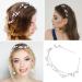 Pearl Headband Wedding Hair Accessories for Women Double-layer Hair Pearls Bridal Hair Hoop Jewels Prom Hair Accessories Pearl Headbands for Girls Women - Buy Online on GoSupps.com