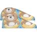 Bear Swimming Mushroom Hair Towel 2 Pack - Super Absorbent Quick Dry Hair Turbans for Women & Girls - Buy Online on GoSupps.com
