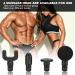 Deep Tissue Muscle Massager Gun with 4 Heads | Noise Suppression - Purple | Effective Pain Relief & Recovery - Buy Online on GoSupps.com