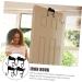 STOBAZA 4pcs Door Hook Metal Clothes Rack Coat Hanger Hooks Bathroom Sticky Towel Hooks Cabinet Door Child - Buy Online on GoSupps.com