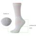 Yomandamor Women's 5 Pairs Cushioned Diabetic Crew Socks - Breathable Seamless Dress Socks with Arch Support Size 9-11 White - Ideal for Comfort & Health - Buy Online on GoSupps.com