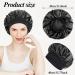 Buy Grevosea 3-Piece Satin Bonnet Hood Set Silk Hair Protection for Curly & Black Hair | Perfect for Nighttime Sleep - Buy Online on GoSupps.com