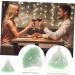 FRCOLOR Mini Mountain Scented Candles - Aromatic Decorative Desktop Candle for Home - Green 8x7x7cm - Buy Online on GoSupps.com