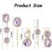 Purple Hair Accessories - 5 Elegant Purple Hair Clips for Women Vintage Diamond Hair Pins Handmade Faux Crystal Bobby Pins Elegant Gold Metal Bobby Pins Gifts for Women Girls - Buy Online on GoSupps.com