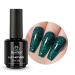 Beetles uv gel nail polish glitter green flash 15 ml glitter color mistletge glitter gel nail polish gift for nail art diy-home manicure gift for women mistletoe glitter shimmer
