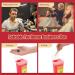 20 Pcs 1 Quart Flip Top Sharps Container - Small Portable Disposal Bin for Tattoo Parlors, Office, Barbershop, Home & Travel - Red, 6x4x3 - Buy Online on GoSupps.com