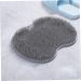 Back Massage Foot Scrubber for Shower - Non-Slip Washable 9x11in Foot Brush with Suction Cups for Cleaning & Peeling - Buy Online on GoSupps.com
