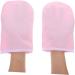 De Bain De Paraffine Hydratants Pour Mains Mitaines De Spa Confortables Rose Avec Bords Blancs - Buy Online on GoSupps.com