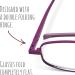 Buy IF Compact Lenses Readers - Slim Flat-Folding Unisex Reading Glasses in Orchid +1.5 - International Shipping - Buy Online on GoSupps.com