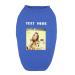 Personalized Custom Dog T-Shirt Clothing Design with Photo and Name for Large Dogs Puppies and Cats (Blue)